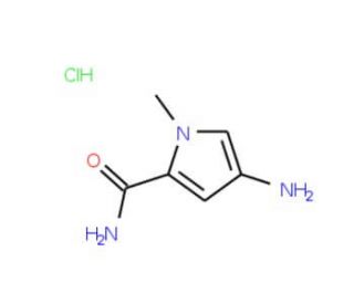 4-amino-1-methyl-1H-pyrrole-2-carboxamide hydrochloride - chemical structure image