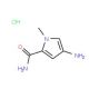 4-amino-1-methyl-1H-pyrrole-2-carboxamide hydrochloride - chemical structure image