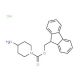 4-Amino-1-N-Fmoc-piperidine hydrochloride (CAS 811841-89-1) - chemical structure image