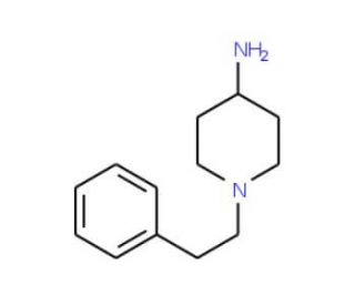 4-Amino-1-N-phenylethylpiperidine (CAS 51448-56-7) - chemical structure image