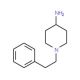4-Amino-1-N-phenylethylpiperidine (CAS 51448-56-7) - chemical structure image