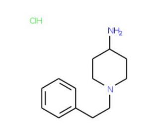 4-Amino-1-N-phenylethylpiperidine HCl (CAS 127285-07-8) - chemical structure image