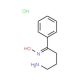 4-amino-1-phenylbutan-1-one oxime hydrochloride - chemical structure image