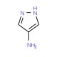 4-Amino-1H-pyrazole 的分子结构, CAS编号: 28466-26-4 4-Amino-1H-pyrazole (CAS 28466-26-4) - chemical structure image