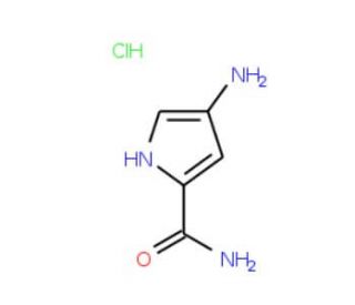 4-amino-1H-pyrrole-2-carboxamide hydrochloride - chemical structure image