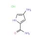 4-amino-1H-pyrrole-2-carboxamide hydrochloride - chemical structure image