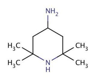 4-Amino-2,2,6,6-tetramethylpiperidine (CAS 36768-62-4) - chemical structure image