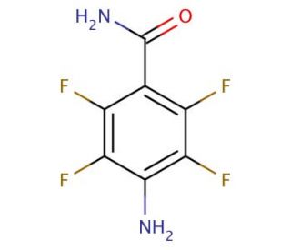 4-Amino-2,3,5,6-tetrafluorobenzamide (CAS 1548-74-9) - chemical structure image
