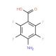 4-Amino-2,3,5,6-tetrafluorobenzoic acid (CAS 944-43-4) - chemical structure image