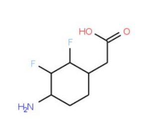 4-Amino-2,3-difluorobenzoacetic acid (CAS 835912-66-8) - chemical structure image