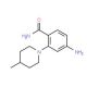 4-Amino-2-(4-methyl-piperidin-1-yl)-benzamide - chemical structure image