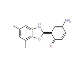 4-Amino-2-(5,7-dimethyl-benzooxazol-2-yl)-phenol - chemical structure image