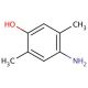 4-Amino-2,5-dimethylphenol (CAS 3096-71-7) - chemical structure image