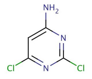 4-Amino-2,6-dichloropyrimidine (CAS 10132-07-7) - chemical structure image