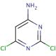 4-Amino-2,6-dichloropyrimidine (CAS 10132-07-7) - chemical structure image