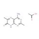 4-Amino-2,6-dimethyl-7(8H)-pteridone Acetic Acid Salt - chemical structure image