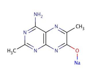 4-Amino-2,6-dimethyl-7(8H)-pteridone Sodium Salt - chemical structure image
