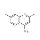 4-Amino-2,7,8-trimethylquinoline (CAS 147147-70-4) - chemical structure image