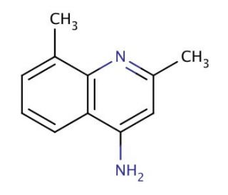 4-Amino-2,8-dimethylquinoline (CAS 51617-12-0) - chemical structure image