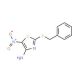 4-Amino-2-benzylthio-5-nitrothiazole - chemical structure image