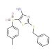 4-Amino-2-benzylthio-5-tosylthiazole (CAS 117420-86-7) - chemical structure image