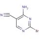 4-Amino-2-bromopyrimidine-5-carbonitrile (CAS 94741-70-5) - chemical structure image