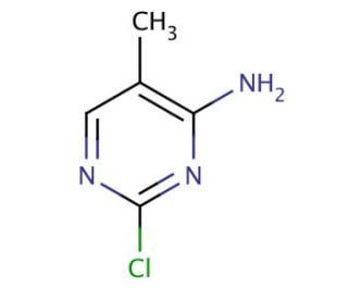 4-Amino-2-chloro-5-methylpyrimidine (CAS 14394-70-8) - chemical structure image