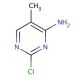 4-Amino-2-chloro-5-methylpyrimidine (CAS 14394-70-8) - chemical structure image