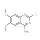 4-Amino-2-chloro-6,7-dimethoxyquinazoline (CAS 23680-84-4) - chemical structure image