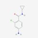 4-amino-2-chloro-N-cyclopropylbenzamide - chemical structure image
