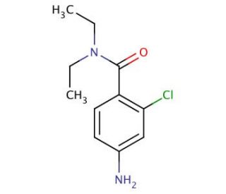 4-amino-2-chloro-N,N-diethylbenzamide - chemical structure image