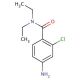 4-amino-2-chloro-N,N-diethylbenzamide - chemical structure image