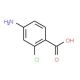 4-Amino-2-chlorobenzoic acid (CAS 2457-76-3) - chemical structure image