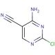 4-Amino-2-chloropyrimidine-5-carbonitrile (CAS 94741-69-2) - chemical structure image