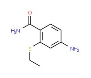 4-Amino-2-(ethylthio)benzamide - chemical structure image