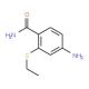 4-Amino-2-(ethylthio)benzamide - chemical structure image