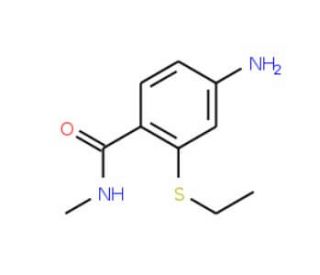4-Amino-2-(ethylthio)-N-methylbenzamide - chemical structure image