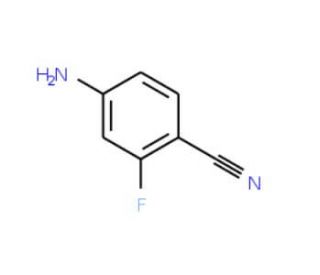 4-Amino-2-fluorobenzonitrile (CAS 53312-80-4) - chemical structure image