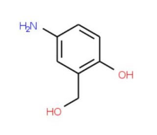 4-Amino-2-(hydroxymethyl)benzenol (CAS 104333-09-7) - chemical structure image