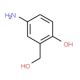 4-Amino-2-(hydroxymethyl)benzenol (CAS 104333-09-7) - chemical structure image