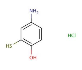 4-Amino-2-mercapto-phenol Hydrochloride - chemical structure image