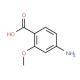 4-Amino-2-methoxybenzoic acid (CAS 2486-80-8) - chemical structure image