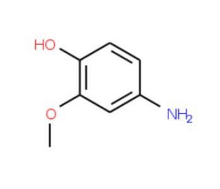 4-Amino-2-methoxyphenol (CAS 52200-90-5) - chemical structure image