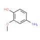 4-Amino-2-methoxyphenol (CAS 52200-90-5) - chemical structure image
