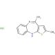4-Amino-2-methyl-10H-thieno[2,3-b][1,5]-benzodiazapine, Hydrochloride (CAS 138564-60-0) - chemical structure image
