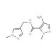 4-Amino-2-methyl-2H-pyrazole-3-carboxylic acid (1-methyl-1H-pyrazol-4-ylmethyl)-amide - chemical structure image