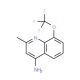 4-Amino-2-methyl-8-trifluoromethoxyquinoline (CAS 1189105-74-5) - chemical structure image