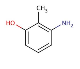 4-Amino-2-methylphenol (CAS 2835-96-3) - chemical structure image