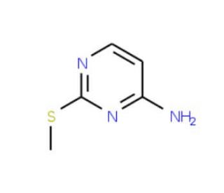 4-amino-2-methylsulfanylpyrimidine (CAS 2183-66-6) - chemical structure image