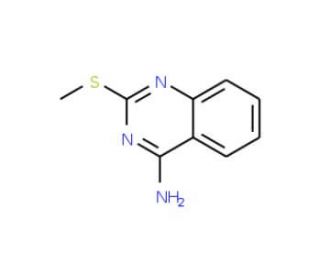 4-Amino-2-methylthio-quinazoline (CAS 63963-40-6) - chemical structure image